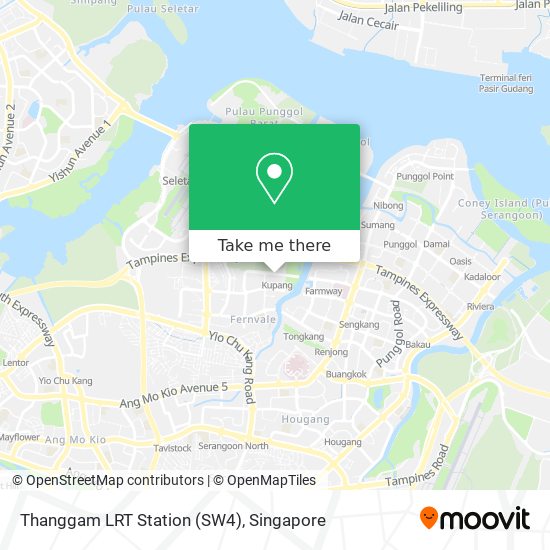 Thanggam LRT Station (SW4) map