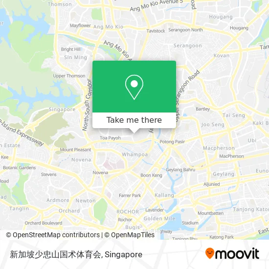 新加坡少忠山国术体育会 map