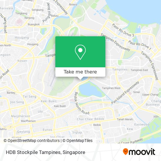 HDB Stockpile Tampines map