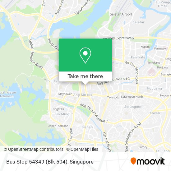 Bus Stop 54349 (Blk 504) map