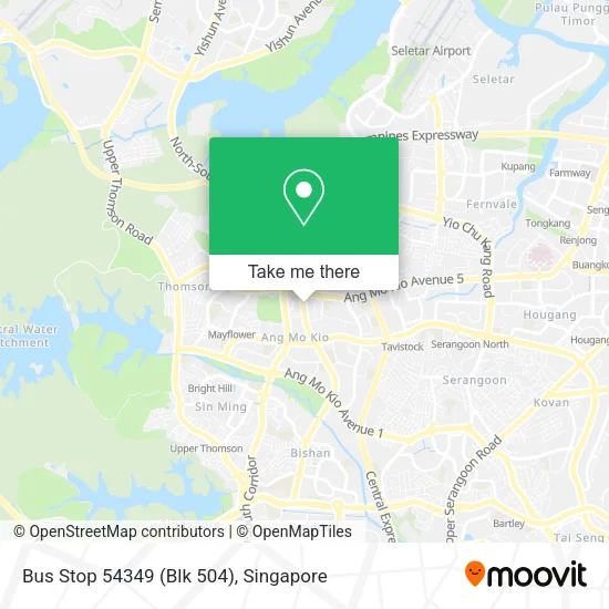 Bus Stop 54349 (Blk 504) map