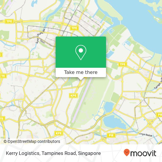 Kerry Logistics, Tampines Road map