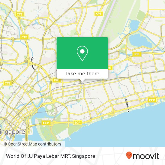 World Of JJ Paya Lebar MRT map