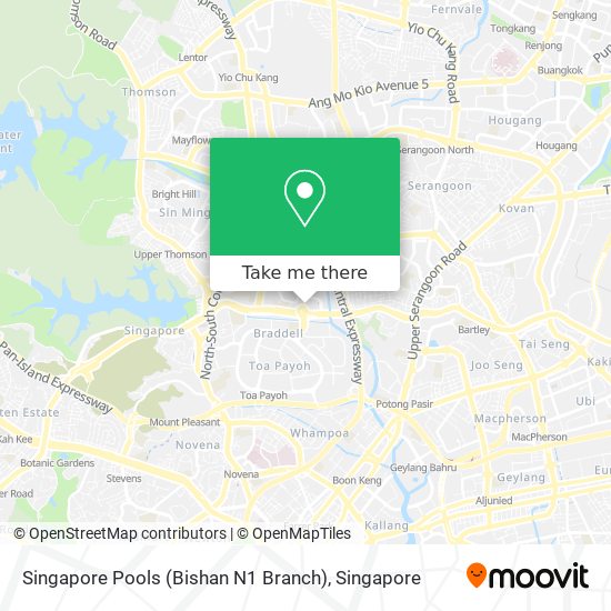 Singapore Pools (Bishan N1 Branch) map