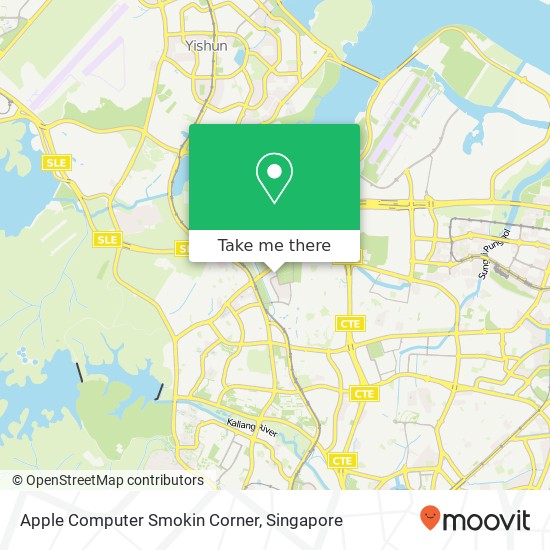 Apple Computer Smokin Corner map