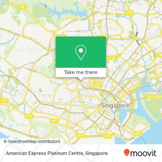 American Express Platinum Centre map