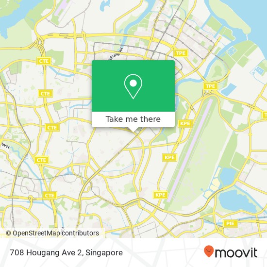 708 Hougang Ave 2 map