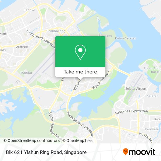 Blk 621 Yishun Ring Road地图