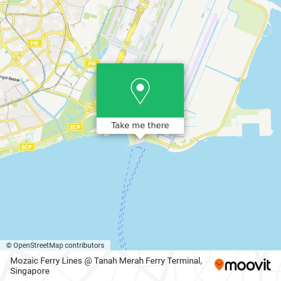 Mozaic Ferry Lines @ Tanah Merah Ferry Terminal map