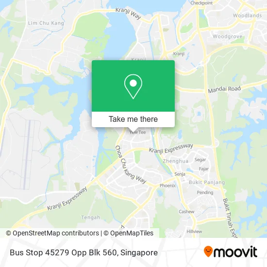 Bus Stop 45279 Opp Blk 560 map