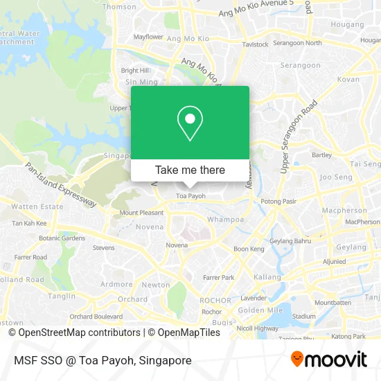 MSF SSO @ Toa Payoh map