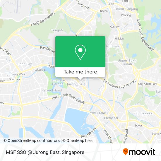MSF SSO @ Jurong East map