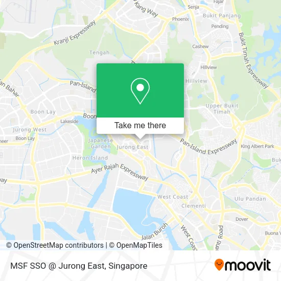 MSF SSO @ Jurong East地图
