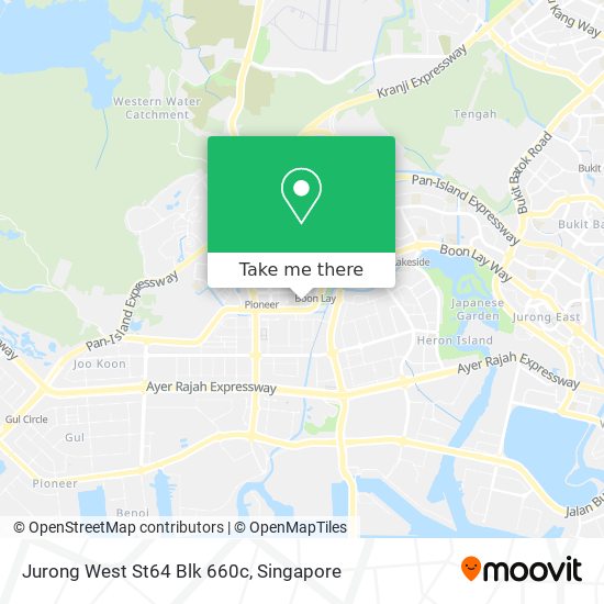 Jurong West St64 Blk 660c地图