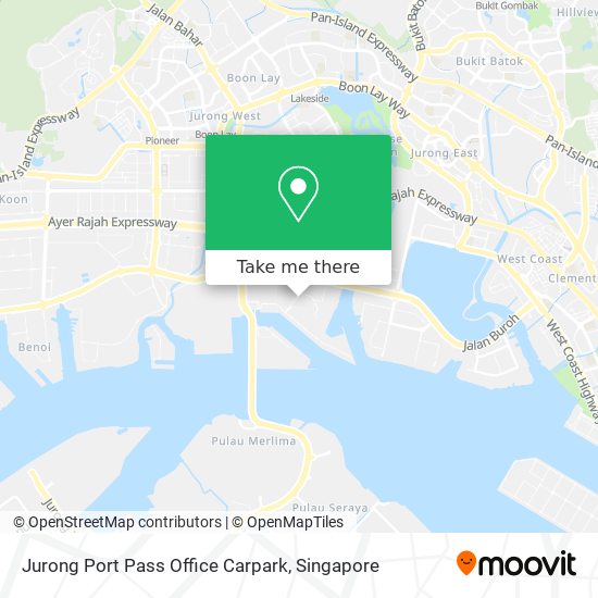 Jurong Port Pass Office Carpark map