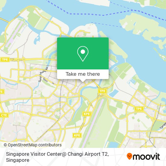 Singapore Visitor Center@ Changi Airport T2 map