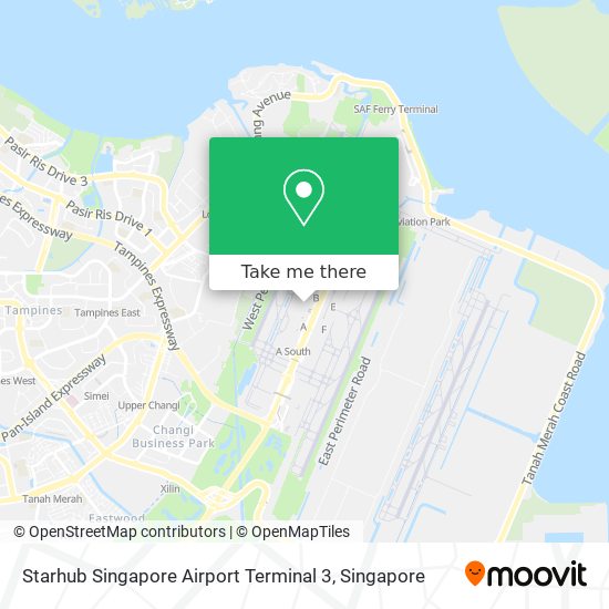 Starhub Singapore Airport Terminal 3地图