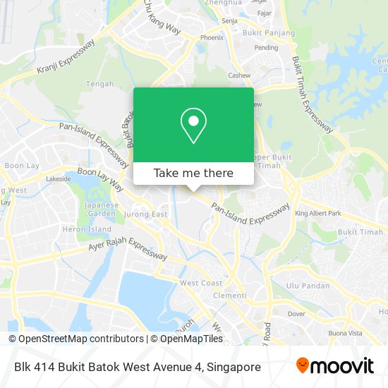 Blk 414 Bukit Batok West Avenue 4 map