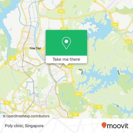 Poly clinic map