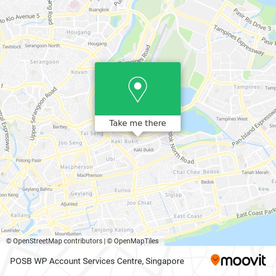 POSB WP Account Services Centre map