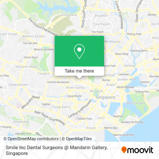 Smile Inc Dental Surgeons @ Mandarin Gallery map