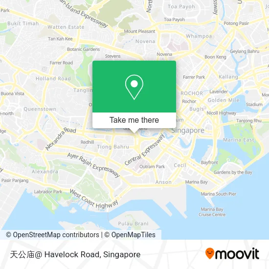 天公庙@ Havelock Road map