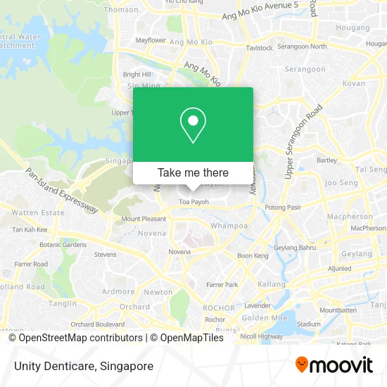 Unity Denticare map
