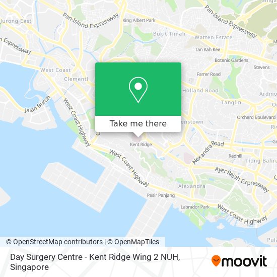 Day Surgery Centre - Kent Ridge Wing 2 NUH map