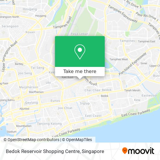 Bedok Reservoir Shopping Centre map