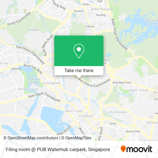 Filing room @ PUB Waterhub carpark map