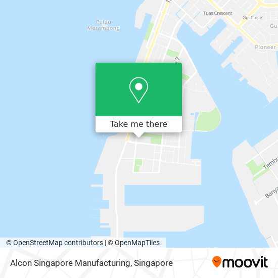 Alcon Singapore Manufacturing map