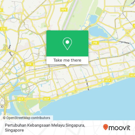 Pertubuhan Kebangsaan Melayu Singapura map