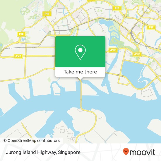 Jurong Island Highway map