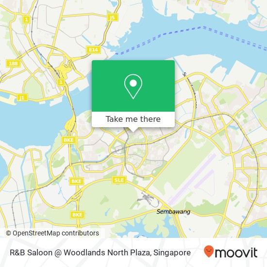 R&B Saloon @ Woodlands North Plaza map