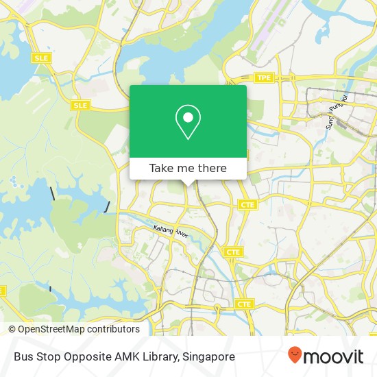 Bus Stop Opposite AMK Library map