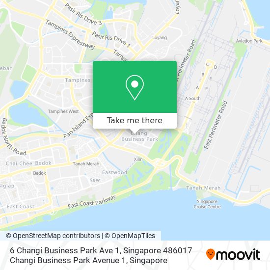 6 Changi Business Park Ave 1, Singapore 486017 Changi Business Park Avenue 1 map