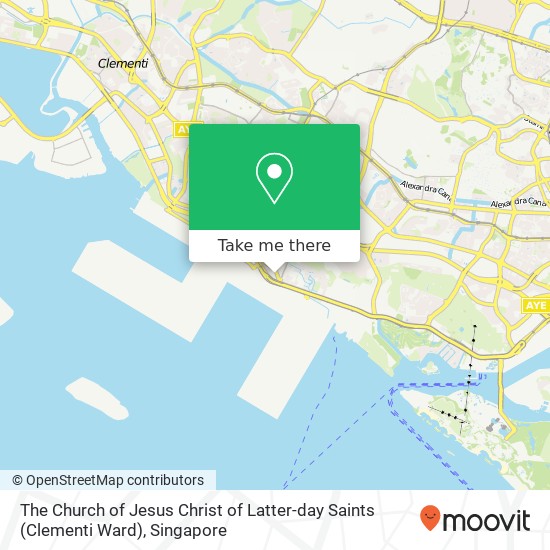The Church of Jesus Christ of Latter-day Saints (Clementi Ward) map