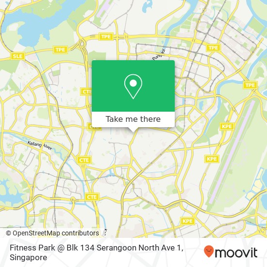 Fitness Park @ Blk 134 Serangoon North Ave 1 map