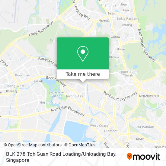 BLK 278 Toh Guan Road Loading / Unloading Bay地图