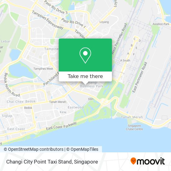 Changi City Point Taxi Stand map
