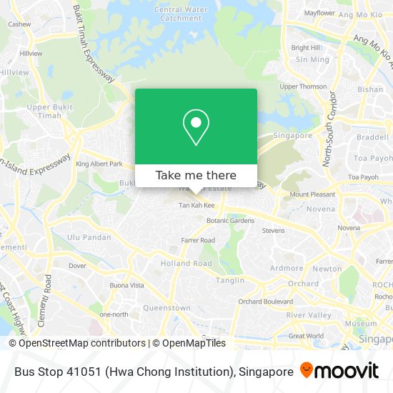 Bus Stop 41051 (Hwa Chong Institution) map