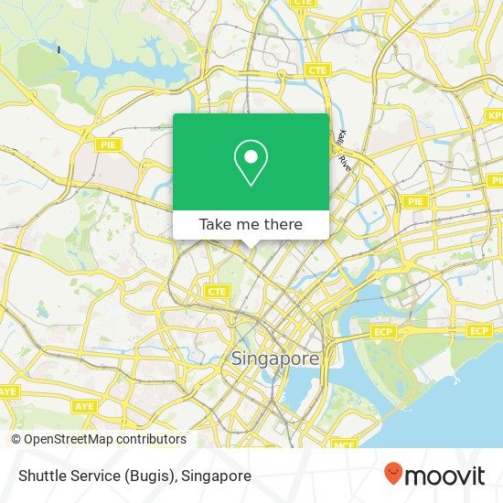 Shuttle Service (Bugis) map