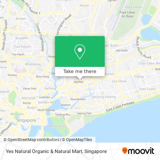 Yes Natural Organic & Natural Mart map