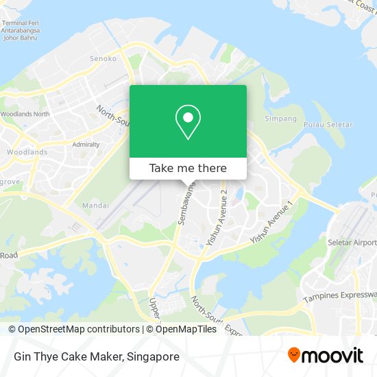 Gin Thye Cake Maker map