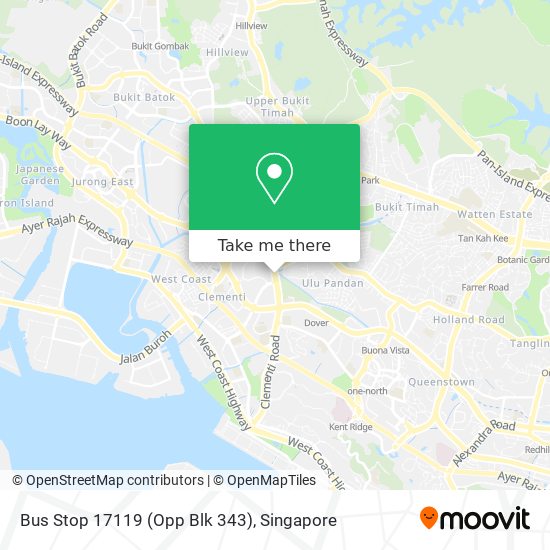 Bus Stop 17119 (Opp Blk 343) map