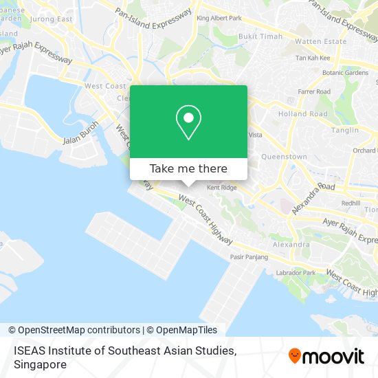 ISEAS Institute of Southeast Asian Studies map