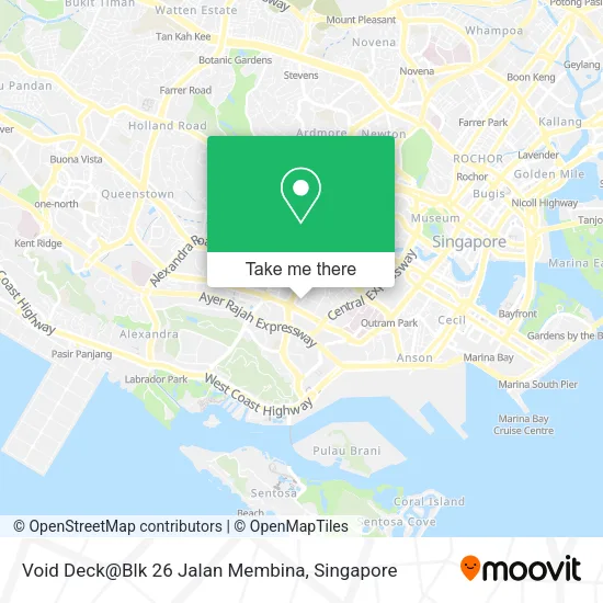 Void Deck@Blk 26 Jalan Membina地图