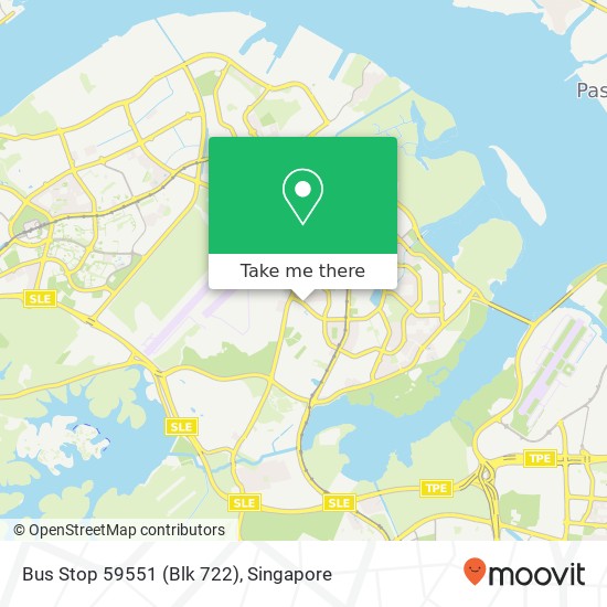 Bus Stop 59551 (Blk 722) map