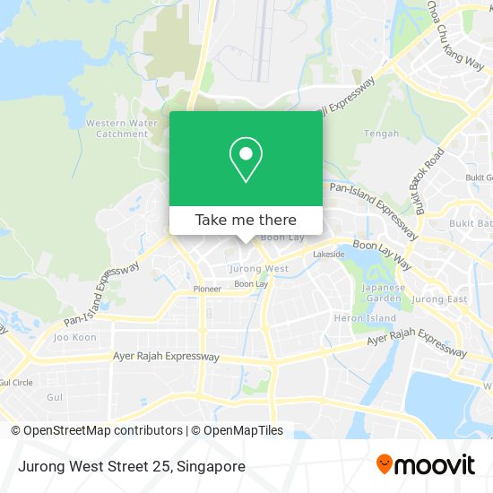 Jurong West Street 25 map