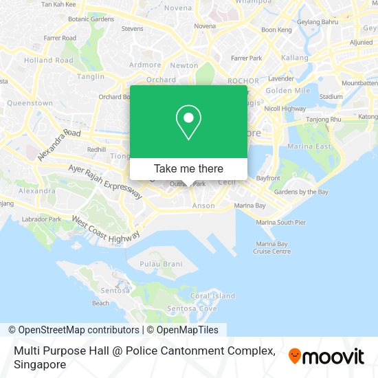Multi Purpose Hall @ Police Cantonment Complex map